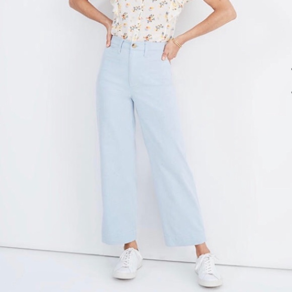 Madewell Emmett Wide-Leg Crop Pant Slim (NWT)